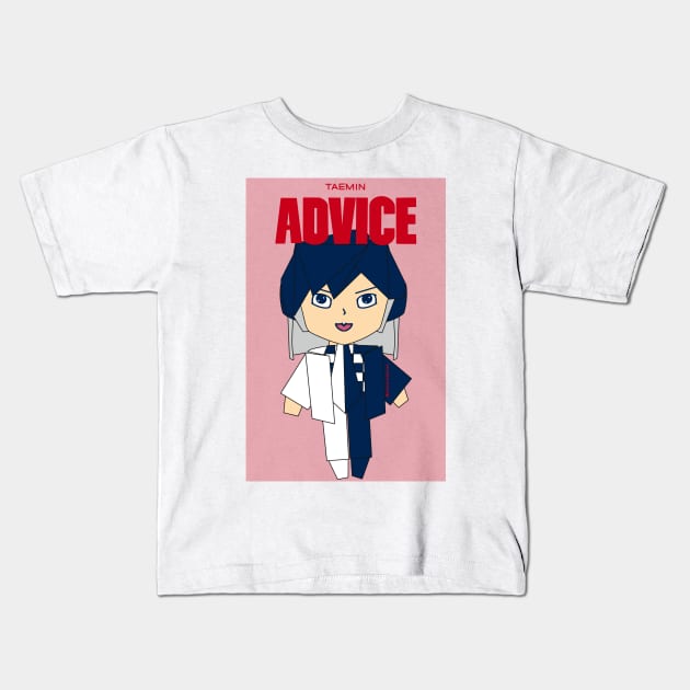 Taemin Advice Kids T-Shirt by EV Visuals